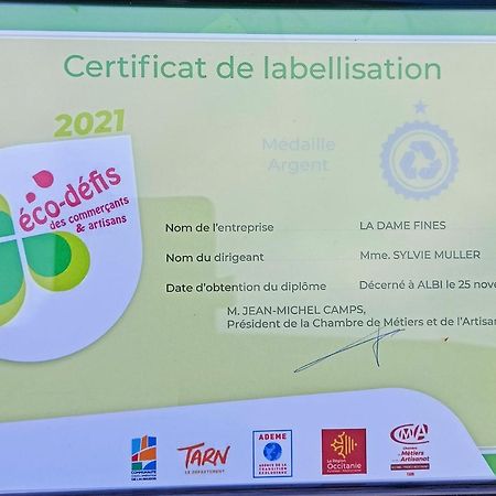 Chambres D'Hotes La Dame Fines Puybegon Zewnętrze zdjęcie
